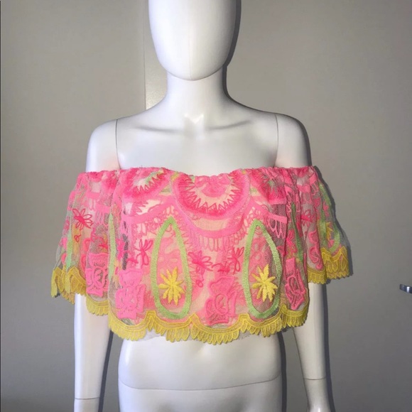 Jen’s Pirate Booty *Acid Pixie* crop top XS RARE - Picture 2 of 6